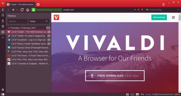 Download Vivaldi free